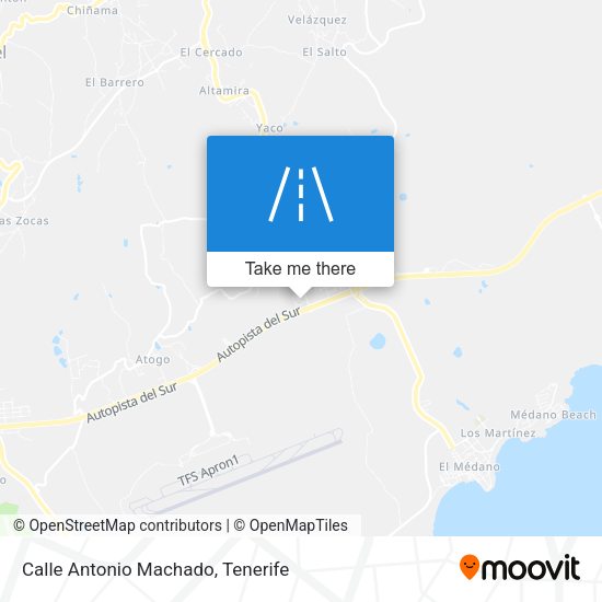 Calle Antonio Machado map