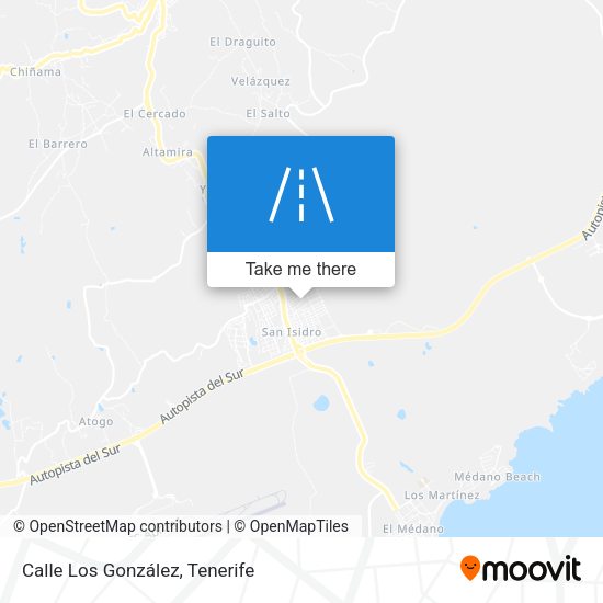 Calle Los González map