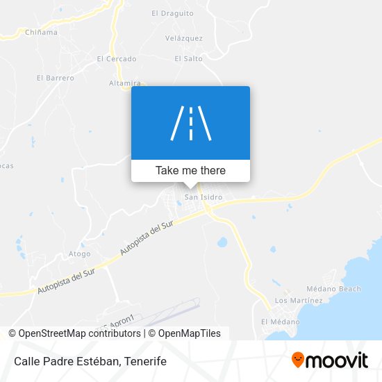 Calle Padre Estéban map
