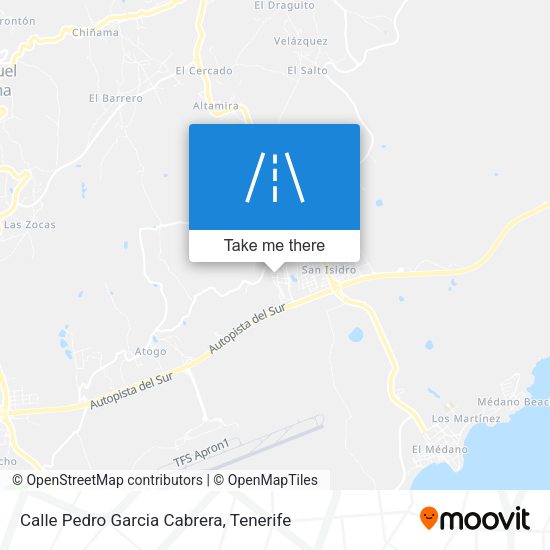 Calle Pedro Garcia Cabrera map