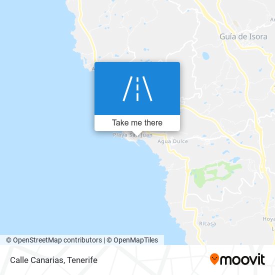 Calle Canarias map