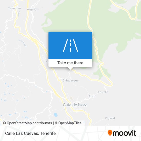 Calle Las Cuevas map