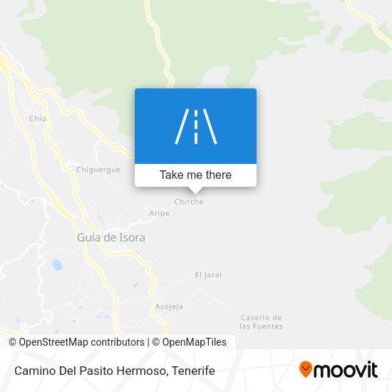 Camino Del Pasito Hermoso map