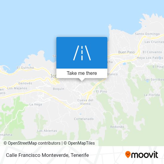 Calle Francisco Monteverde map