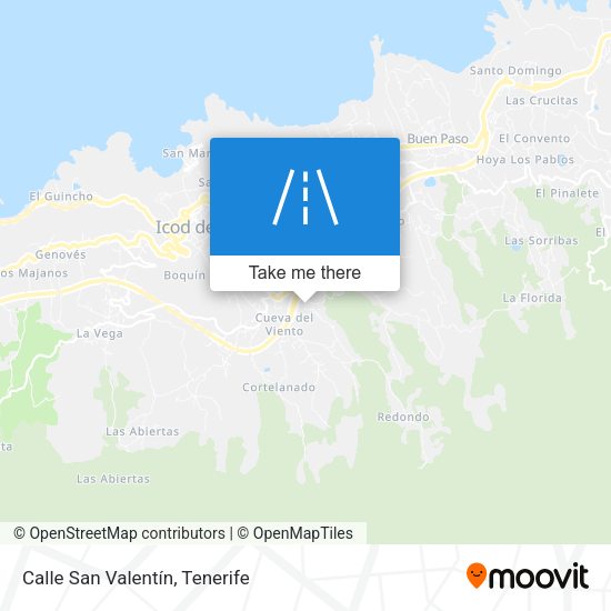 Calle San Valentín map
