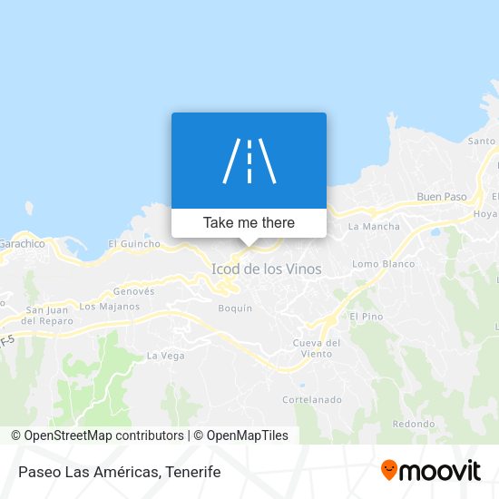 Paseo Las Américas map