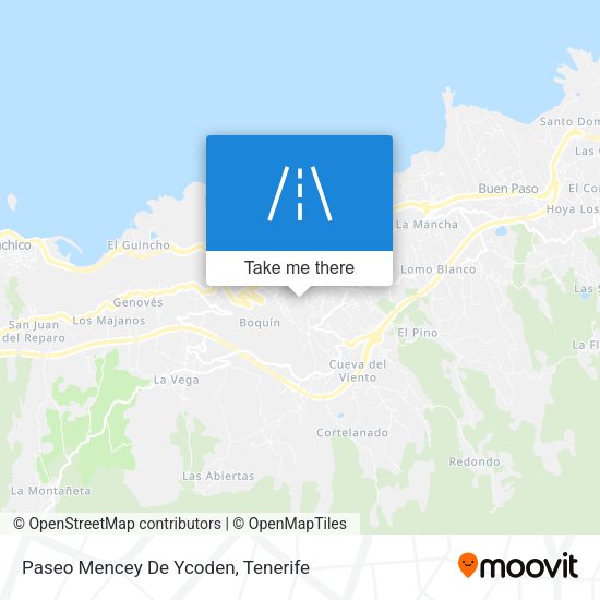 Paseo Mencey De Ycoden map