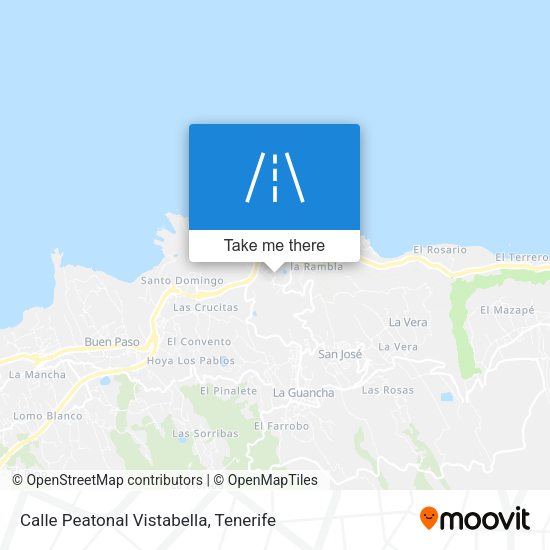 Calle Peatonal Vistabella map