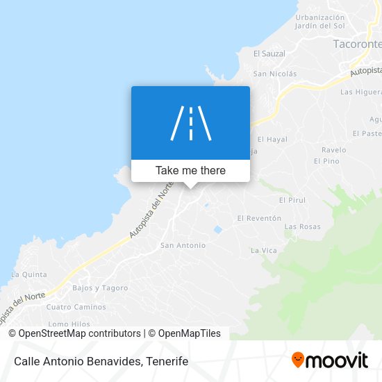 Calle Antonio Benavides map