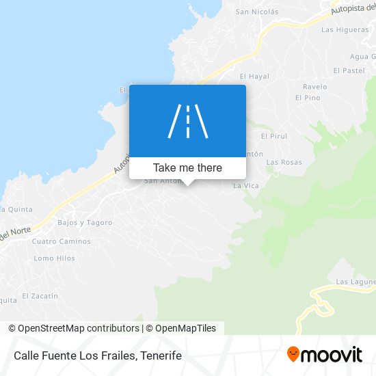 Calle Fuente Los Frailes map