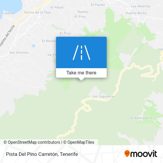 Pista Del Pino Carretón map