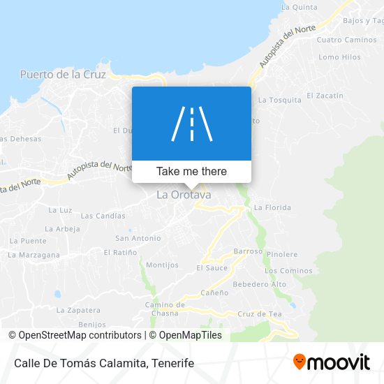Calle De Tomás Calamita map