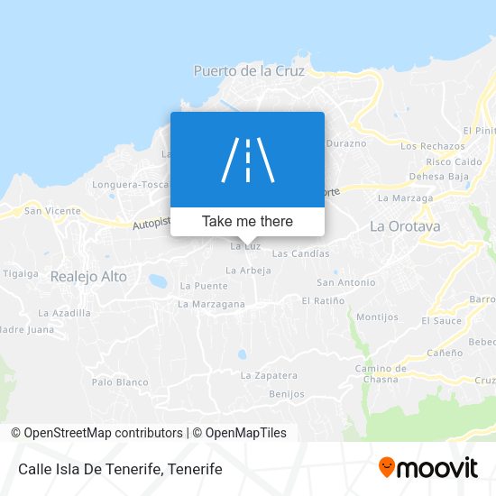 Calle Isla De Tenerife map