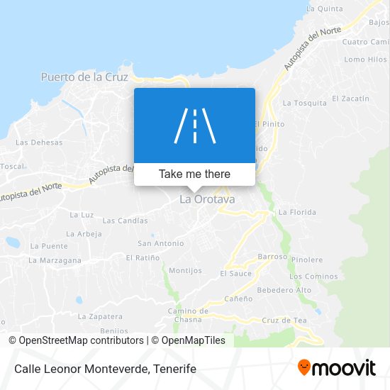 Calle Leonor Monteverde map