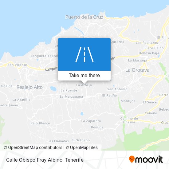 Calle Obispo Fray Albino map