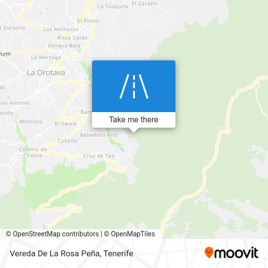 Vereda De La Rosa Peña map
