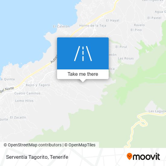 Serventía Tagorito map