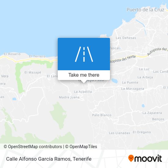 Calle Alfonso García Ramos map