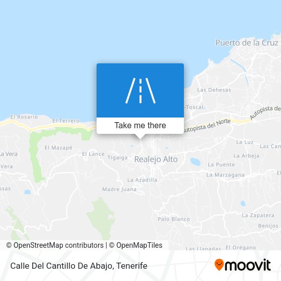 Calle Del Cantillo De Abajo map