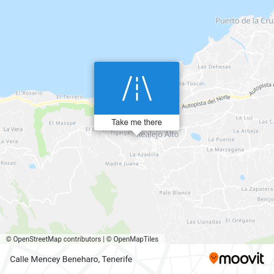 Calle Mencey Beneharo map