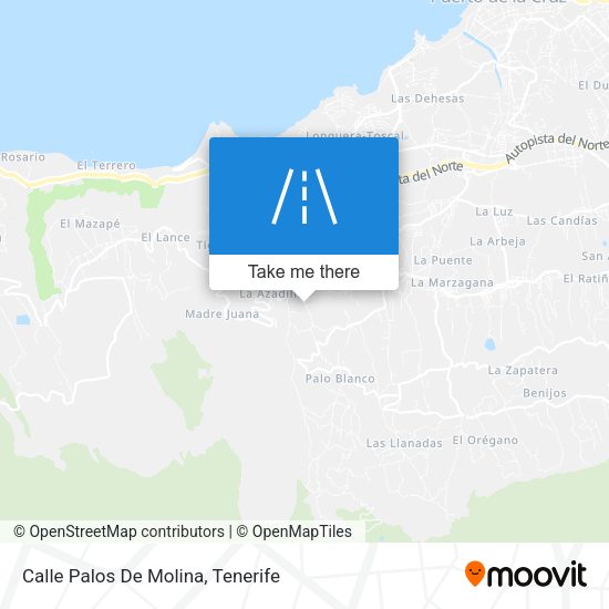 Calle Palos De Molina map