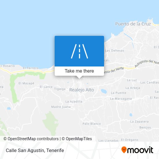 Calle San Agustín map