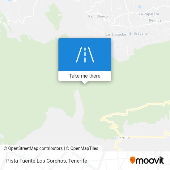 Pista Fuente Los Corchos map
