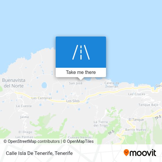 Calle Isla De Tenerife map