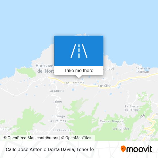 Calle José Antonio Dorta Dávila map