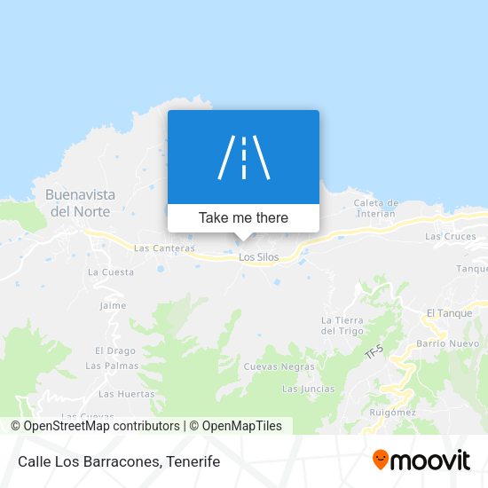 Calle Los Barracones map