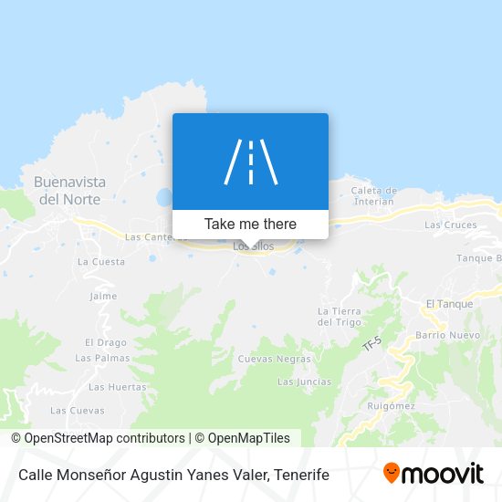 Calle Monseñor Agustin Yanes Valer map