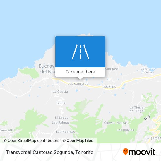 Transversal Canteras Segunda map