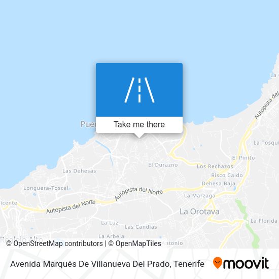 Avenida Marqués De Villanueva Del Prado map