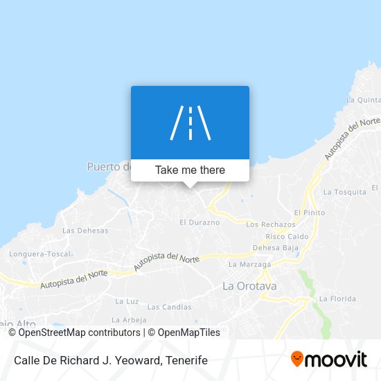 Calle De Richard J. Yeoward map