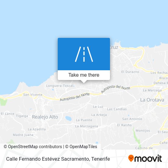Calle Fernando Estévez Sacramento map