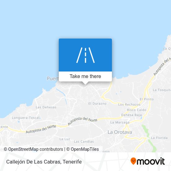 Callejón De Las Cabras map