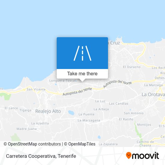 Carretera Cooperativa map
