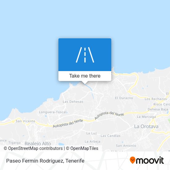 Paseo Fermin Rodríguez map