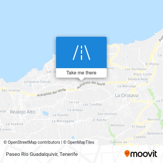 Paseo Río Guadalquivir map