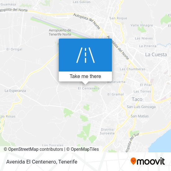 Avenida El Centenero map
