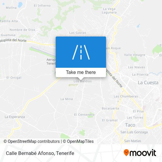 Calle Bernabé Afonso map