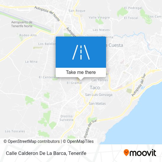 Calle Calderon De La Barca map