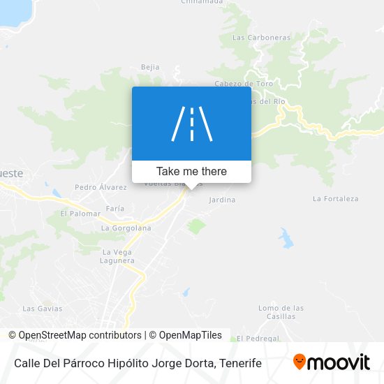 Calle Del Párroco Hipólito Jorge Dorta map
