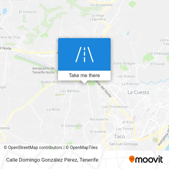 Calle Domingo González Pérez map
