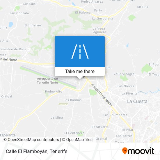 Calle El Flamboyán map