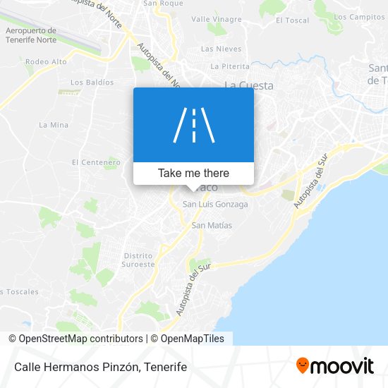 Calle Hermanos Pinzón map