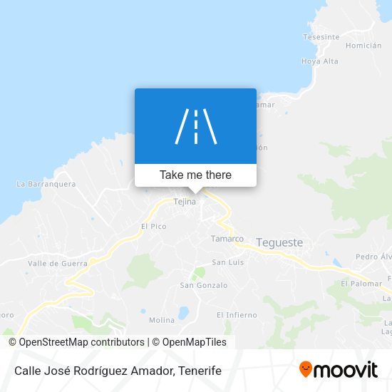Calle José Rodríguez Amador map
