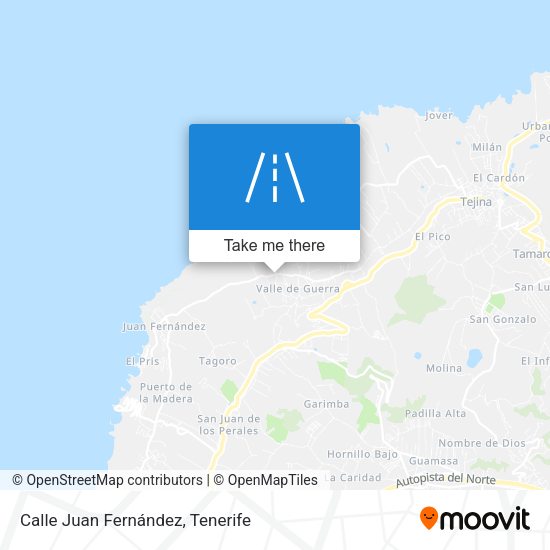 Calle Juan Fernández map