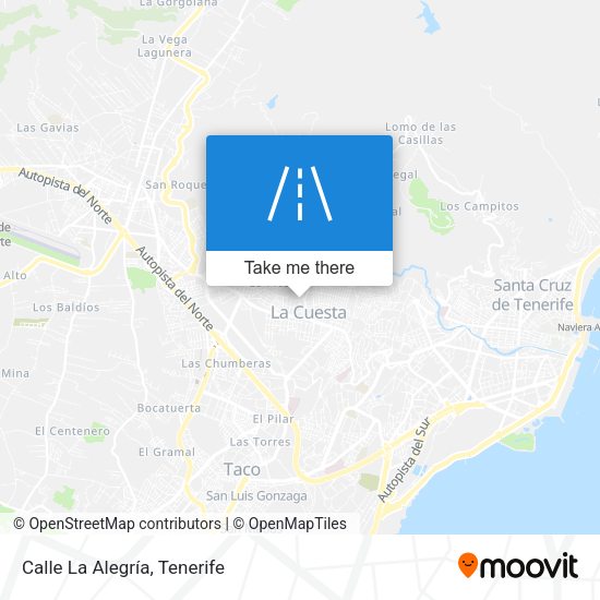 Calle La Alegría map