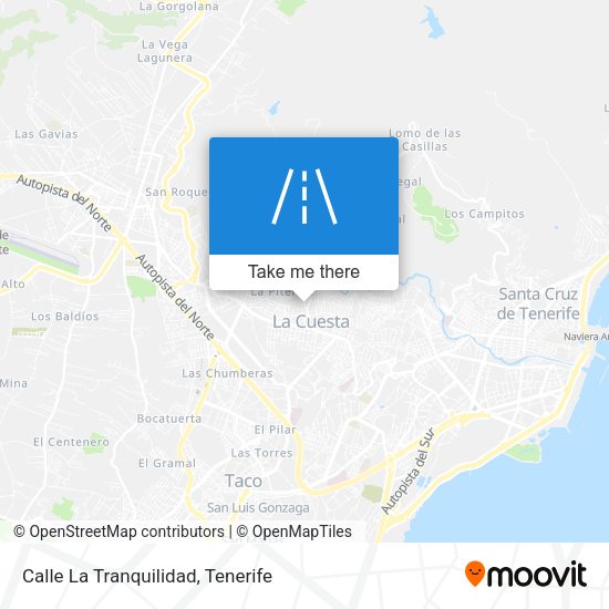 Calle La Tranquilidad map